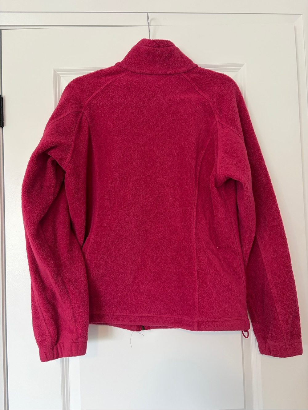 Columbia Women's Raspberry Pink Full-Zip Fleece Jacket - Picture 5 of 5